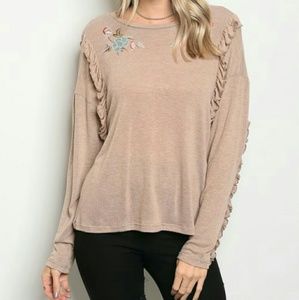 New Junior's Cute Boutique Mocha floral light